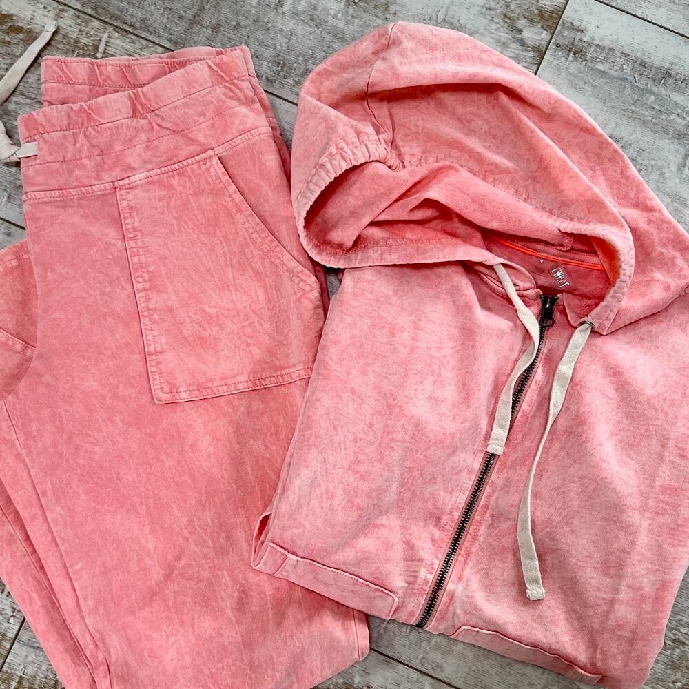 FIRM PRICE.  Silverwear Peach Jogger Jacket & Pants